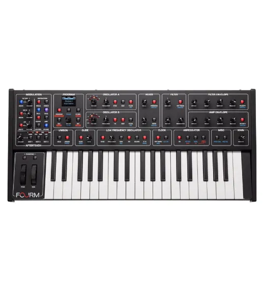 Fourm 4 Voice Analog Keyboard Synthesizer